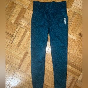 Blue Gymshark animal print leggings